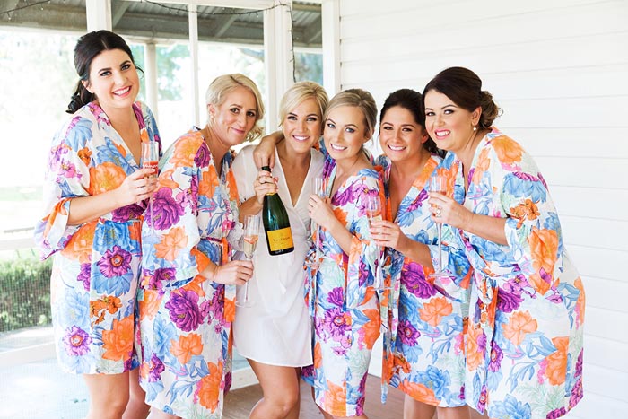 rustic country wedding robes