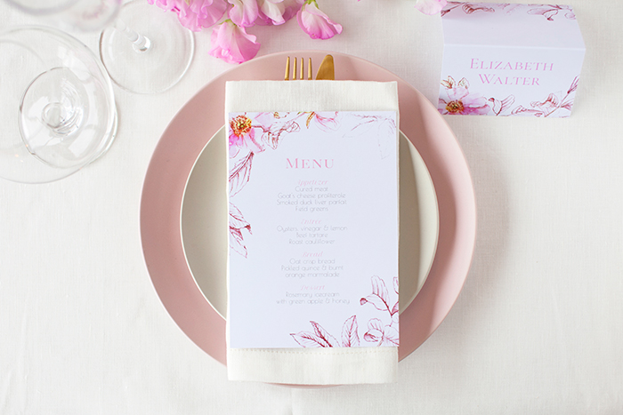 paperlust wedding stationery pink
