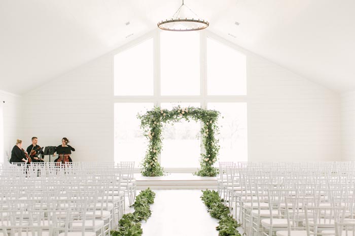 Ethereal Real Wedding Ceremony Space