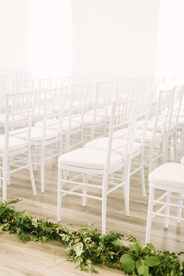 Ethereal Real Wedding Aisle Decorations