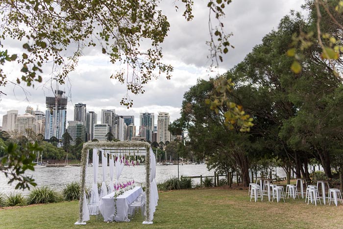 Brisbane Real Wedding Setting