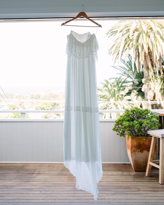 Bohemian Garden Wedding Hanging Dress