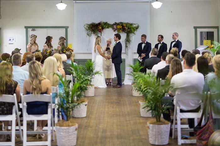 Tropical Central Coast Wedding Ceremony