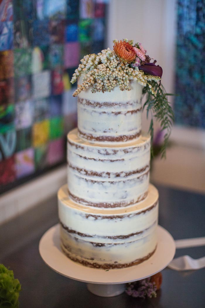 Tropical Central Coast Wedding Cake