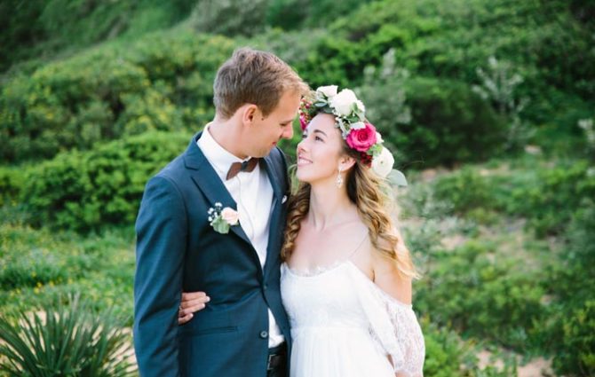 Bohemian Garden Wedding Location Shoot