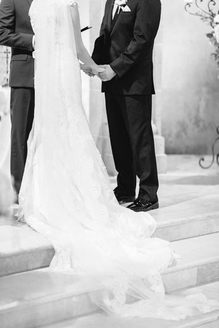 Timeless Wedding Texan Bell Tower At the Altar