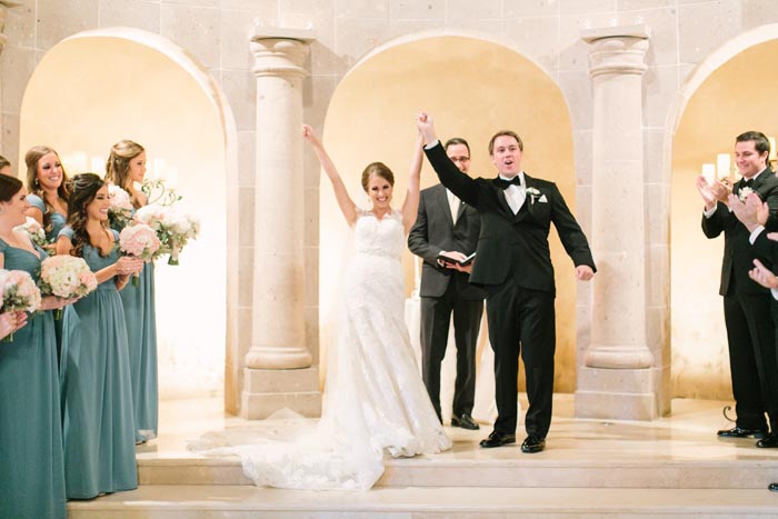 Timeless Wedding Texan Bell Tower Just Married