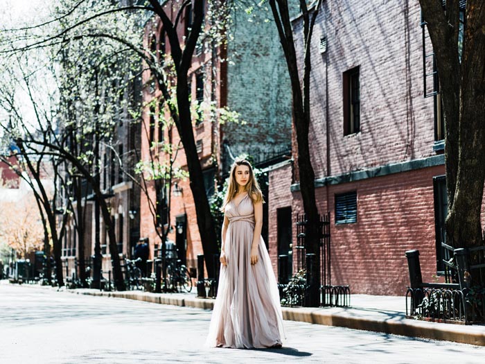 Soft and Dreamy Bridesmaids Gowns by Goddess by Nature - Modern Wedding