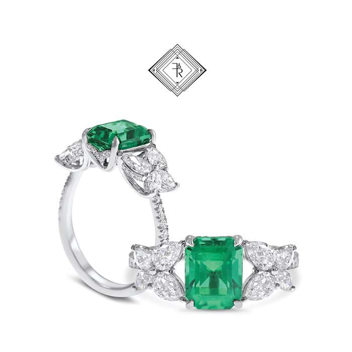 Gemstone-engagement-Ring-Emerald