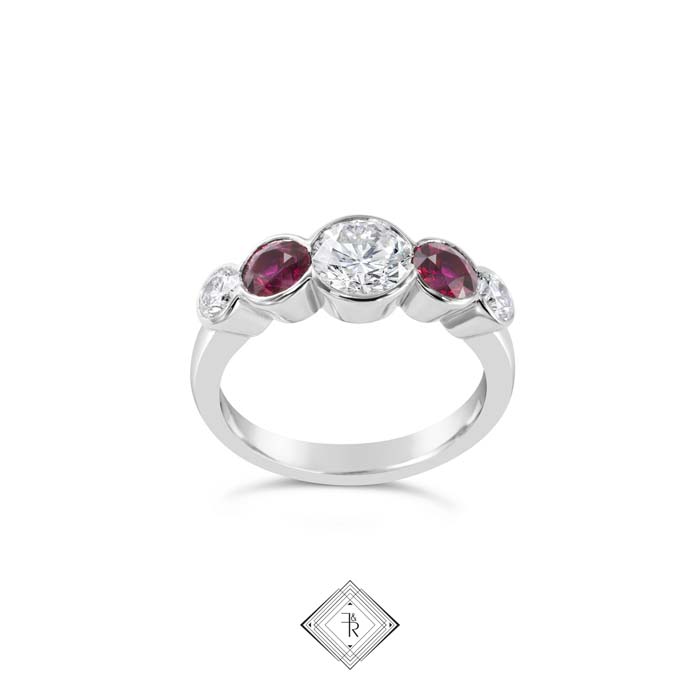 Ruby engagement ring by fairfax and roberts