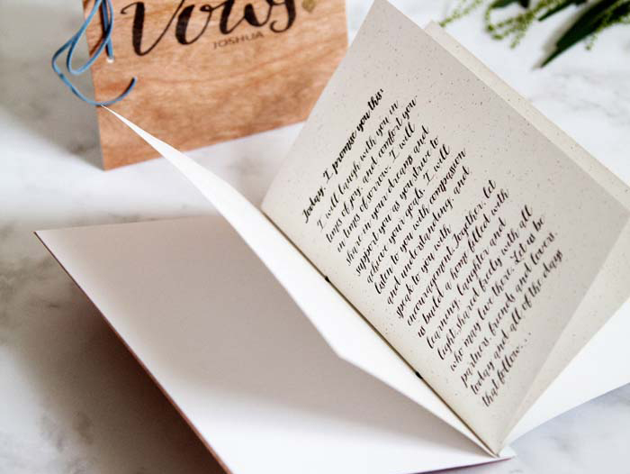 Make Your Own His and Hers Vow Books Do It Yourself