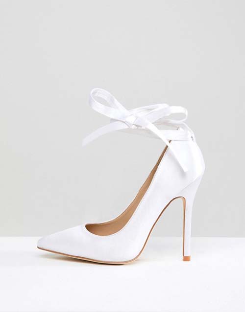 White #wedding #shoes