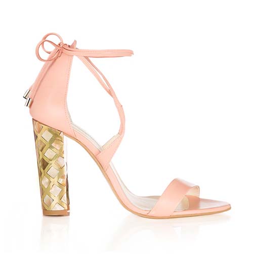 pink and #goldweddingshoes