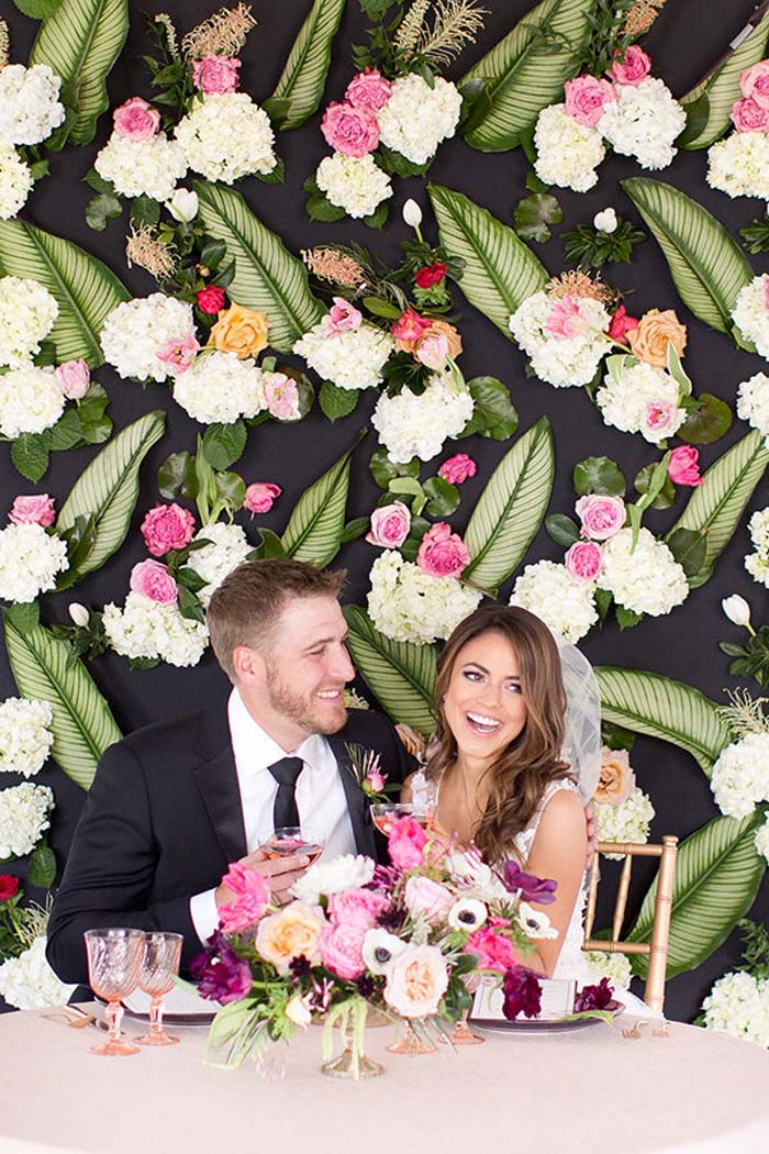 15 Flower Wall Wedding Ideas Our Favourites