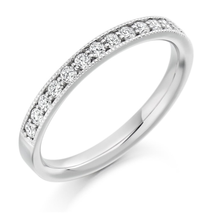 Simple Wedding Rings - Subtle Sparkle
