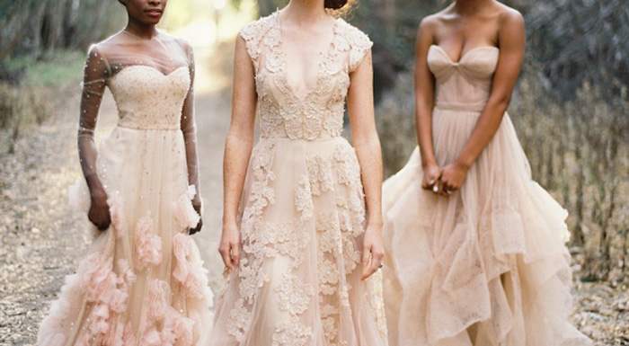 Rosy Dresses For The Blushing Bride