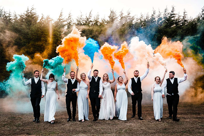 How To Bring Bold Colours To Your Wedding Day