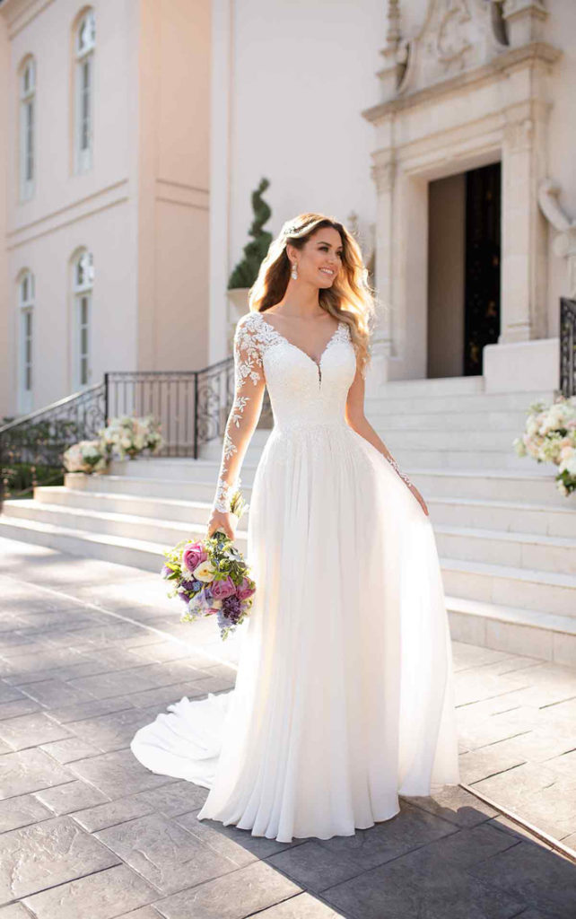 Luxurious Long Sleeve Wedding Dresses - Modern Wedding