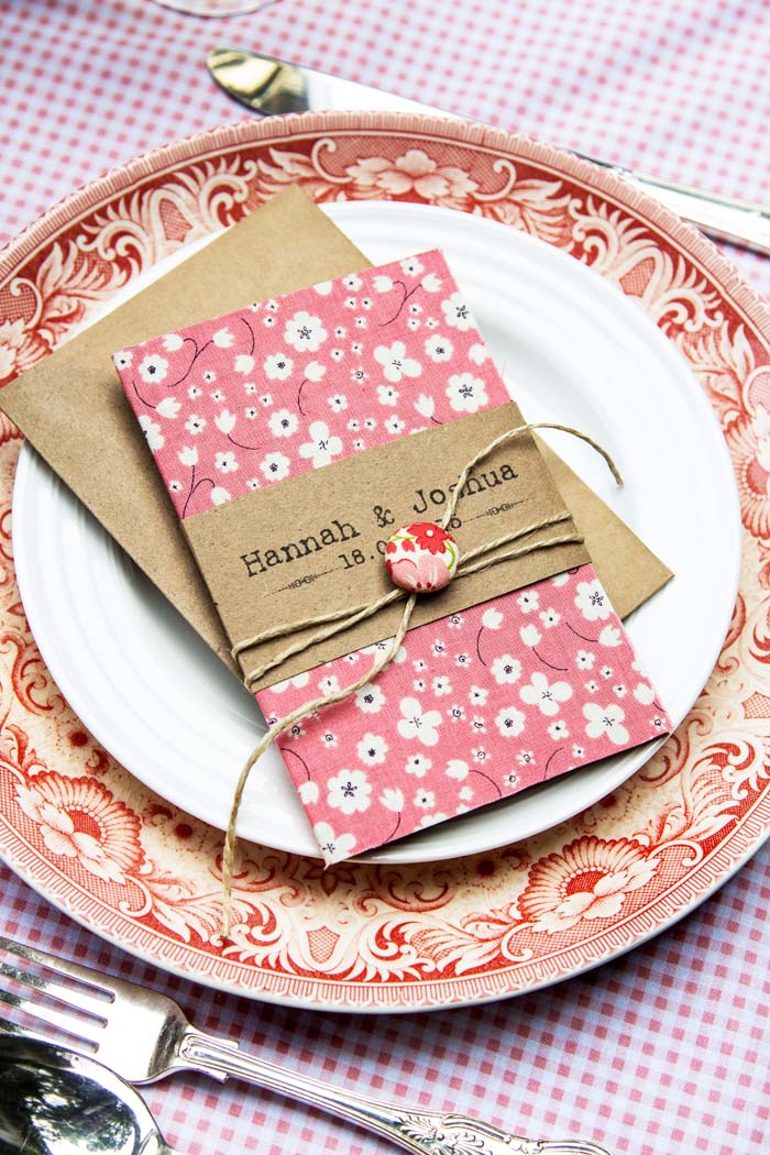 Wedding DIY Projects With Vintage Fabric - Modern Wedding