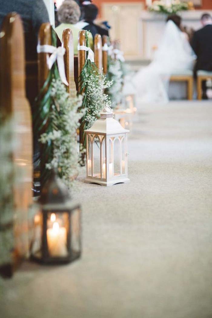 14 of The Sweetest Ways To Style Your Wedding Aisle Modern Wedding