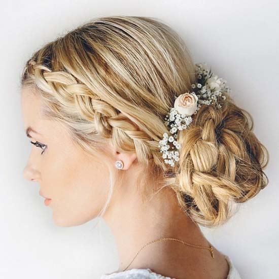 Wedding Hair by Amber Fillerup with Pantone