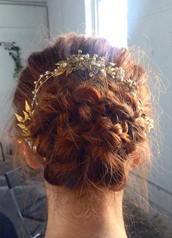 Romantic wedding hair by kaylamarshall wedding hair