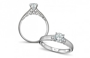 Wedding rings - Diamond Love - image4